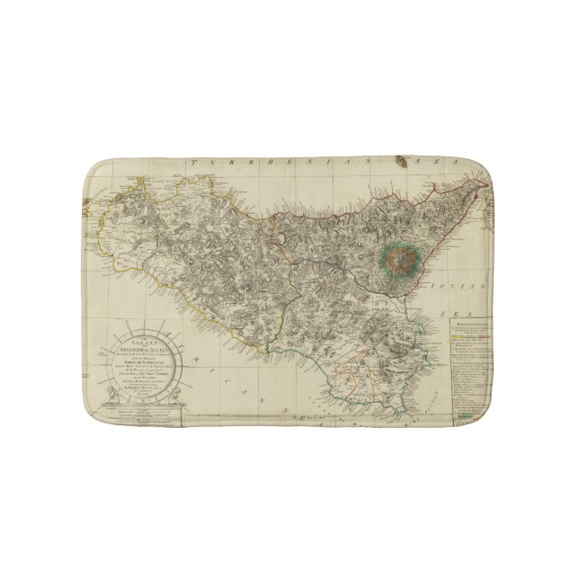 Sicily italien badrumsmatta (Framsidan)