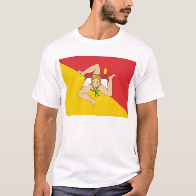 Sicily italien t shirt (Framsida)