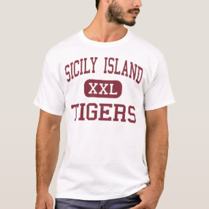 Sicily ö - tigrar - kick - Sicily ö T Shirt