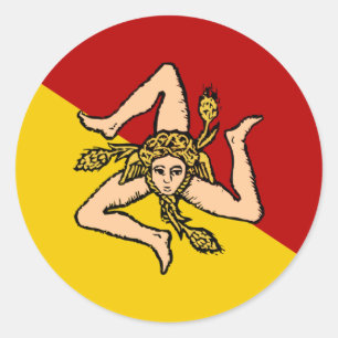Sicily Runt Klistermärke