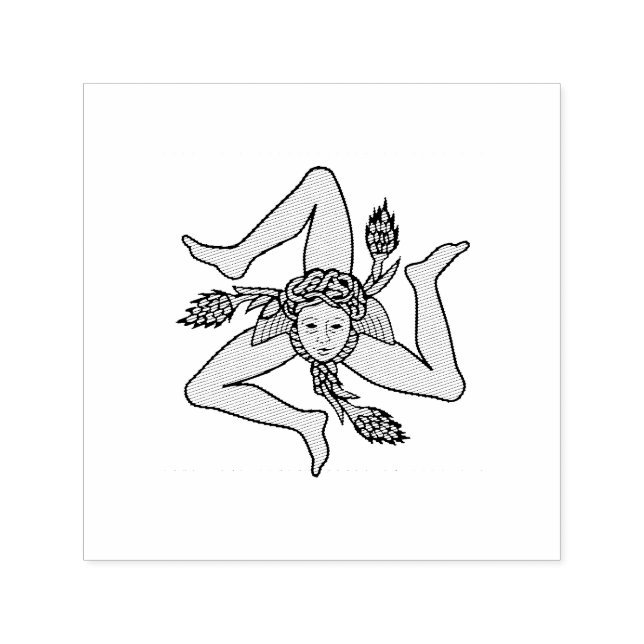 Sicily Självfärgande Stämpel (Design)