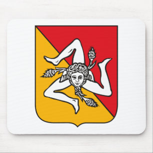 Sicily vapensköld Mousepad Musmatta