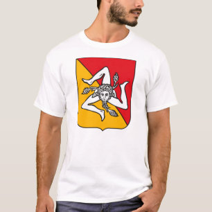 Sicily vapensköldT-tröja T-shirt
