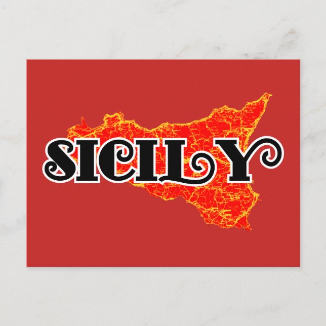 Sicily Vykort (Framsida)