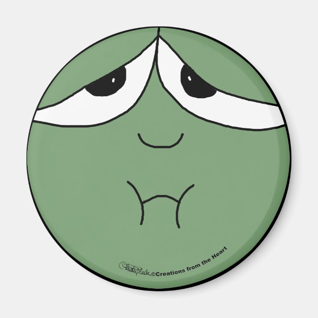 Sick Ansikte Magnet (Framsidan)