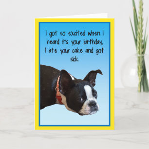 Sick Birthday Boston Kort