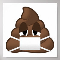 Sick Mask Poop Emoji