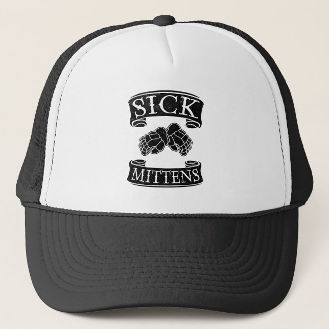 Sick Mittens Funny Hockey Slang Keps (Framsida)