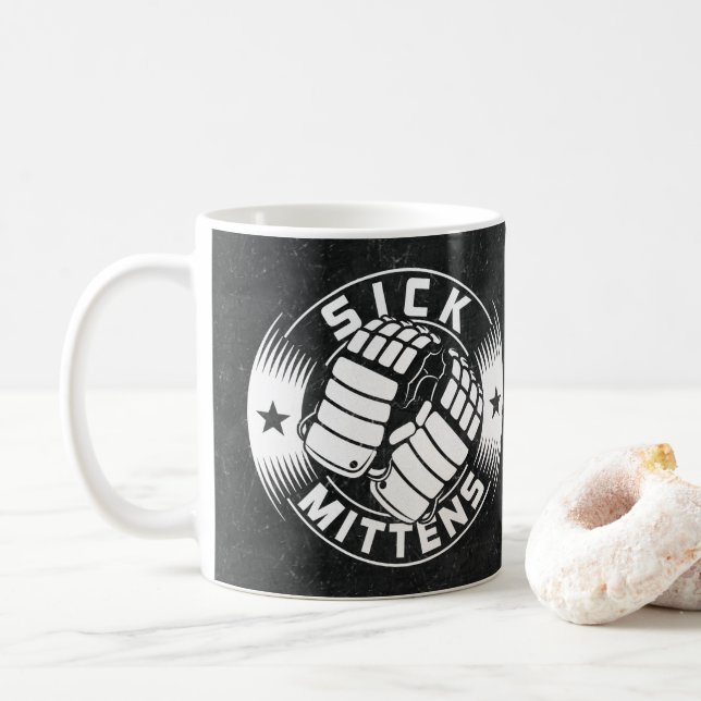 Sick Mittens Ice Hockey Slang Coffee Mugg (Med munk)