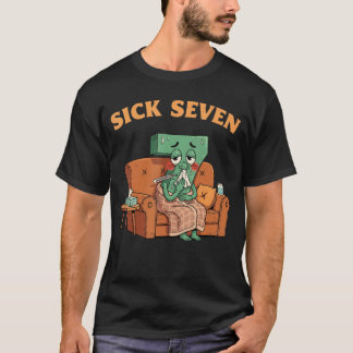 Sick Seven 67 Halloween Costume Fun Wordplay Desig T Shirt