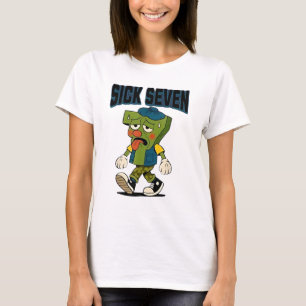 Sick Seven 67 Halloween-kostym för trendig populär T Shirt