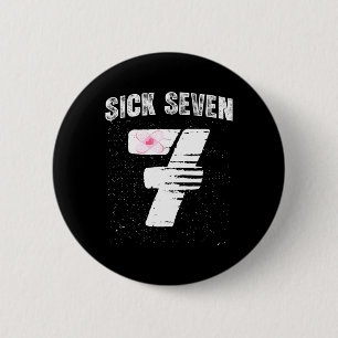 Sick Seven 67 Halloween-kostym Knapp