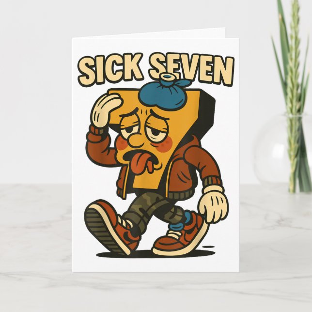 Sick Seven 67 Halloween-kostym Rollig Six Seven Me Kort (Framsida)