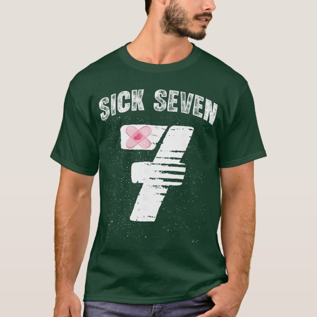 Sick Seven 67 Halloween-kostym T Shirt (Framsida)