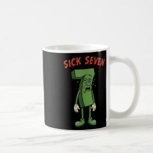 Sick Seven 67 Meme Halloween-kostym Roligt Retro H Kaffemugg