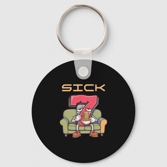 Sick Seven 67 Meme Six Seven 1  Nyckelring (Framsida)