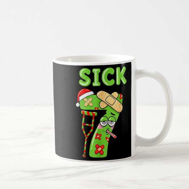 Sick Seven Meme 67 Number Santa Hat Christmas Men  Kaffemugg (Höger)