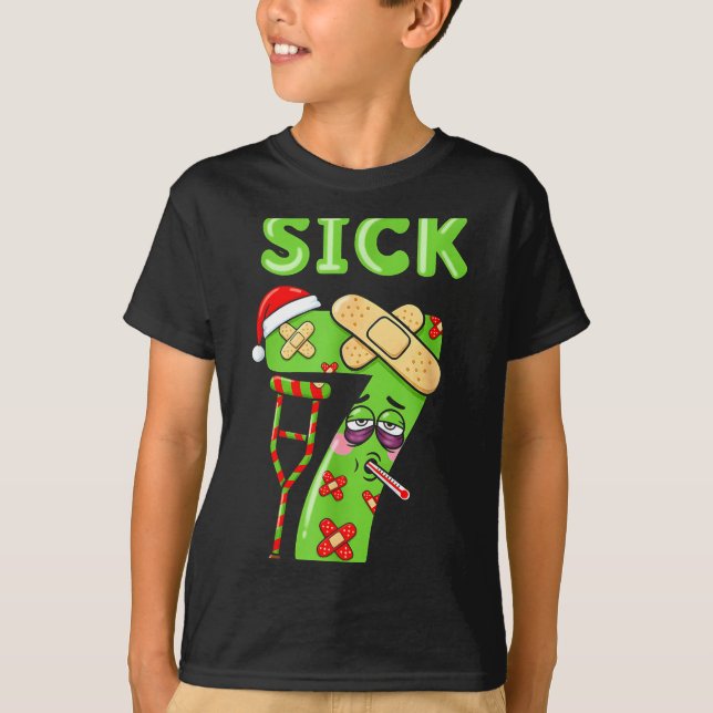 Sick Seven Meme 67 Six Seven Santa Hat Christmas P T Shirt (Framsida)