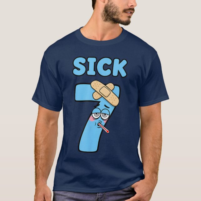 Sick Seven Meme T-shirt 67 Six Seven Roligt Ordspe (Framsida)