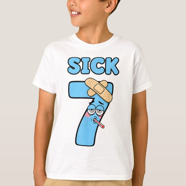 Sick Seven Meme Tee 67 Six Seven Funny Wordplay _1 (Framsida)