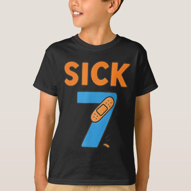 Sick Seven Meme Tee Six Seven Fun Wordplay  (Framsida)