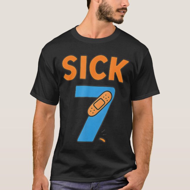 Sick Seven Meme Tee Six Seven Fun Wordplay  (Framsida)