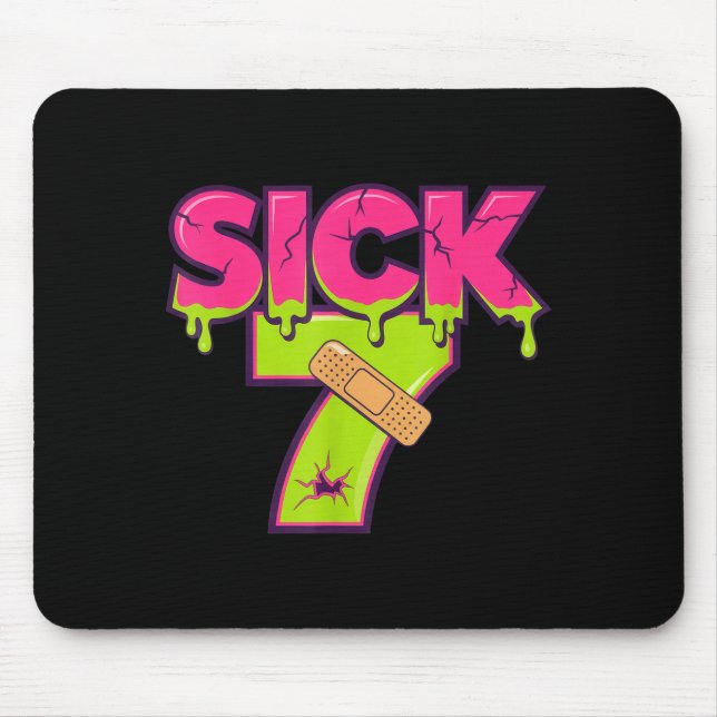 Sick Seven Meme Tee Six Seven Fun Wordplay Drip  Musmatta (Framsidan)