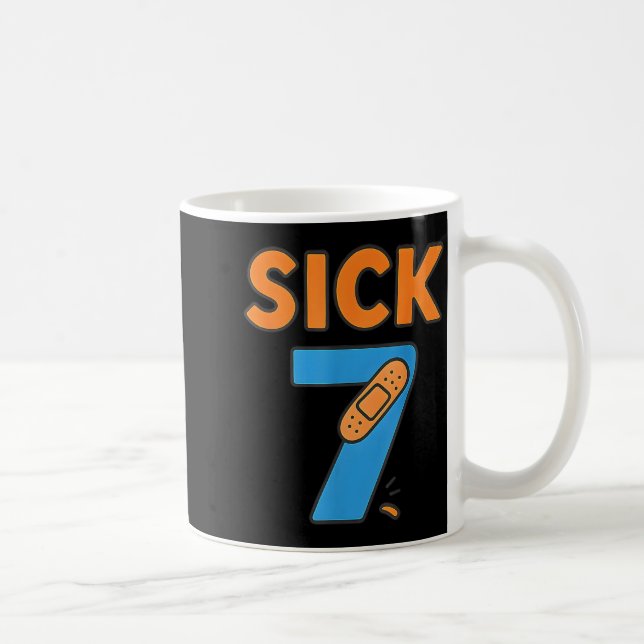 Sick Seven Meme Tee Six Seven Fun Wordplay  Kaffemugg (Höger)