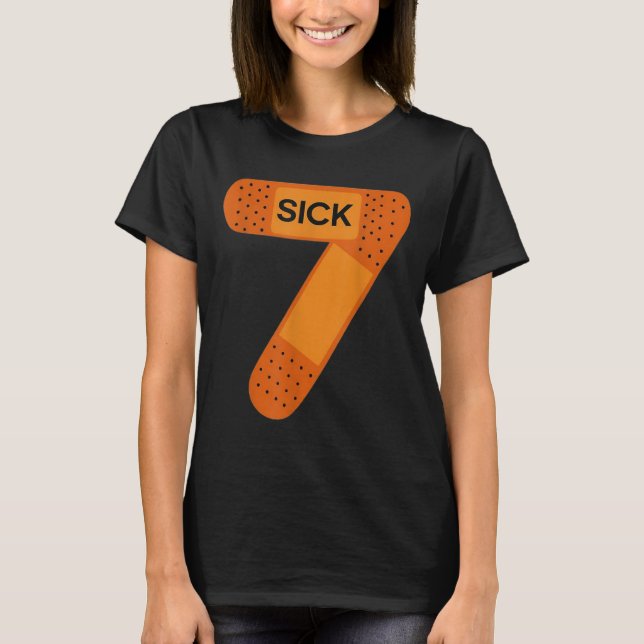 Sick Seven Meme Tee Six Seven Funny Wordplay _1  (Framsida)