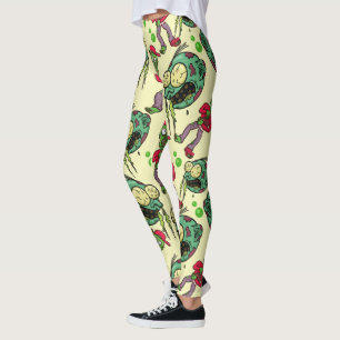 Sick Zombie Mönster Leggings