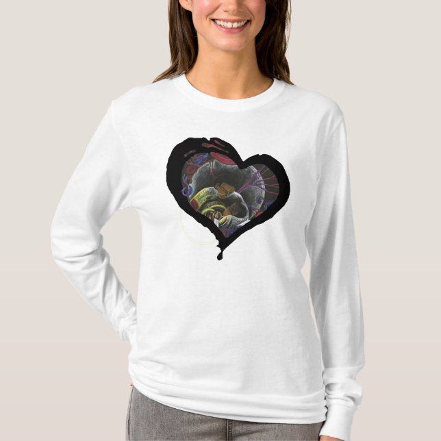 Sicke cellhjärta - behöv inte att lida bara t shirt (Framsida)