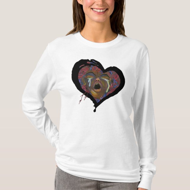 Sicke cellhjärta - omdefinerade tio tee shirt (Framsida)