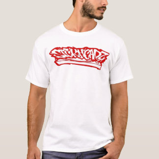 Sickheadz röd logotyp tee shirt