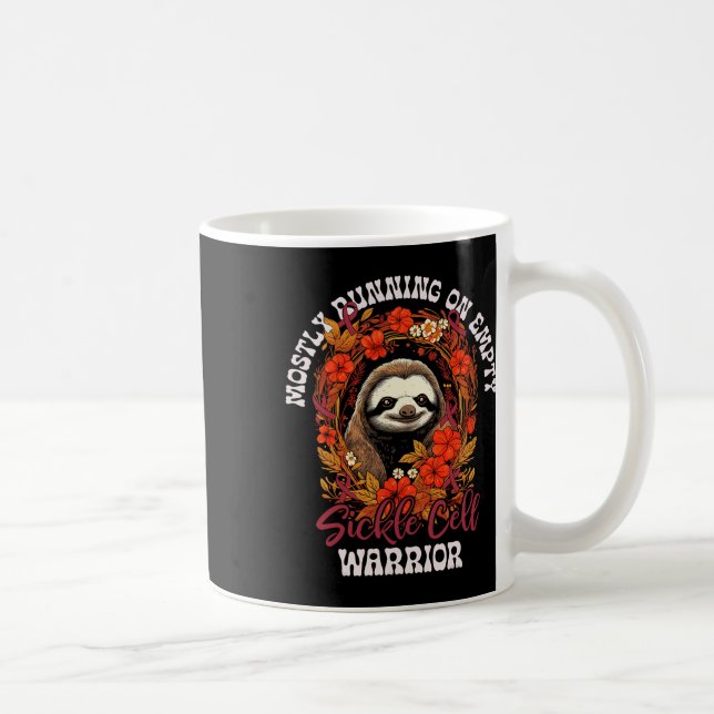 Sickl-jocklek för tom platta med sickle-cell kaffemugg (Höger)