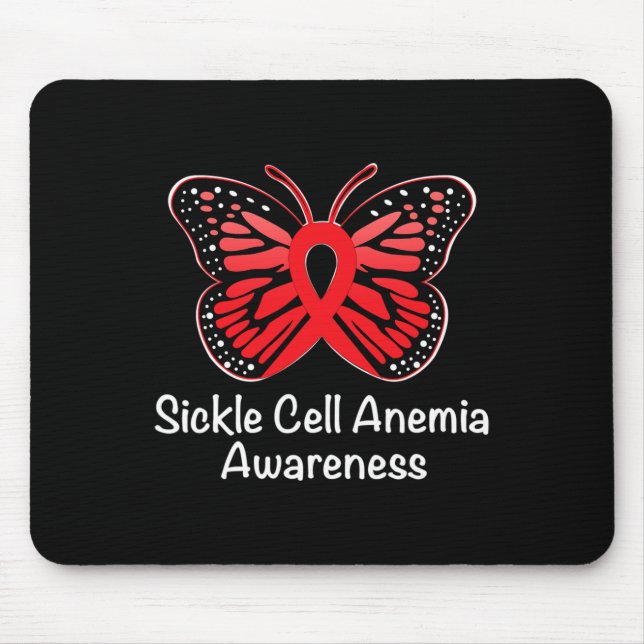 Sickle Cell Anemia Awareness Warriare Support Red  Musmatta (Framsidan)