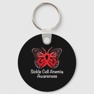Sickle Cell Anemia Awareness Warriare Support Red Nyckelring
