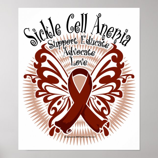 Sickle Cell Anemia Butterfly 3 Poster (Framsidan)