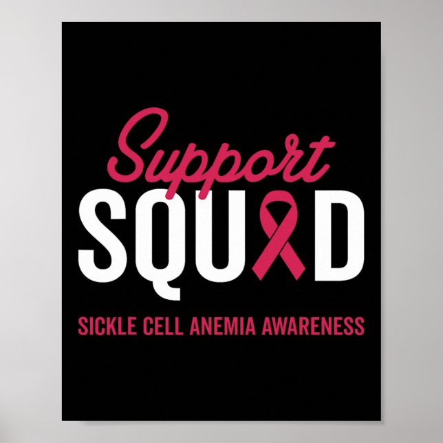Sickle Cell Anemia Warrior Survivor Awareness Supp Poster (Framsidan)