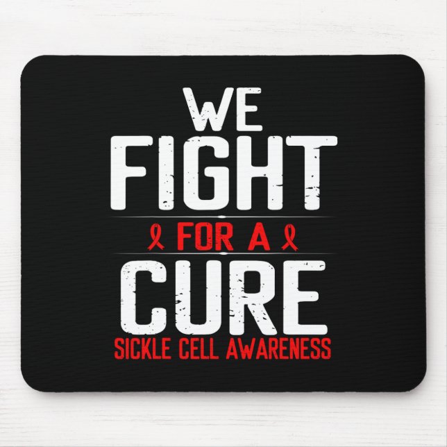 Sickle Cell Awareness Fibe for a Cure Burgundy Ri Musmatta (Framsidan)