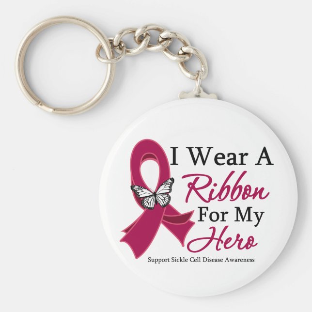 Sickle Cell Disease I Bära ett menyfliksområde för Nyckelring (Framsidan)