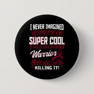 Sickle Cell Disease Warrior Burgundy Awareness Rib Knapp