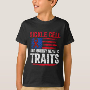 Sickle Cell Vår Quirky Genetic Traes Anemia Scd A T Shirt