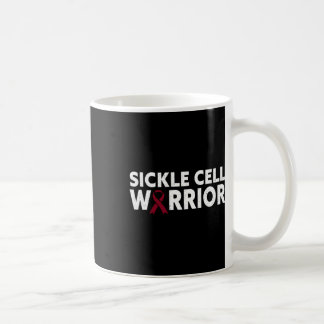 Sickle Cell Warrior - medvetandegrad Burgundy Rib Kaffemugg