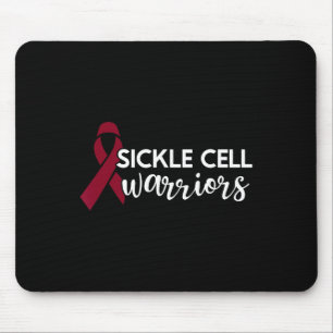 Sickle Cell Warrior - medvetandegrad Burgundy Rib Musmatta