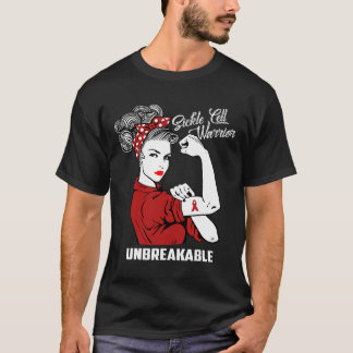 Sickle Cell Warrior Obrytable Awareness Gift Shi T Shirt