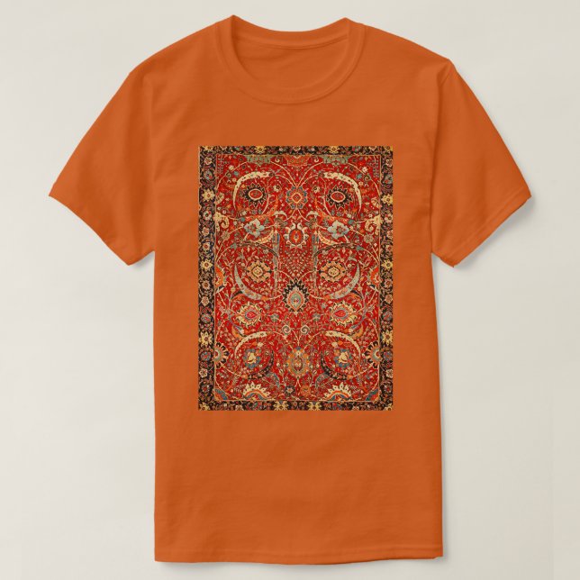 SickleLeaf 1700-talets antique Persian Carpet Pri T Shirt (Design framsida)