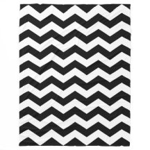 Sicksack Chevron Svart Och Vit