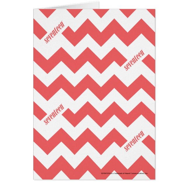 Sicksack LtPink Hälsningskort (Framsidan)