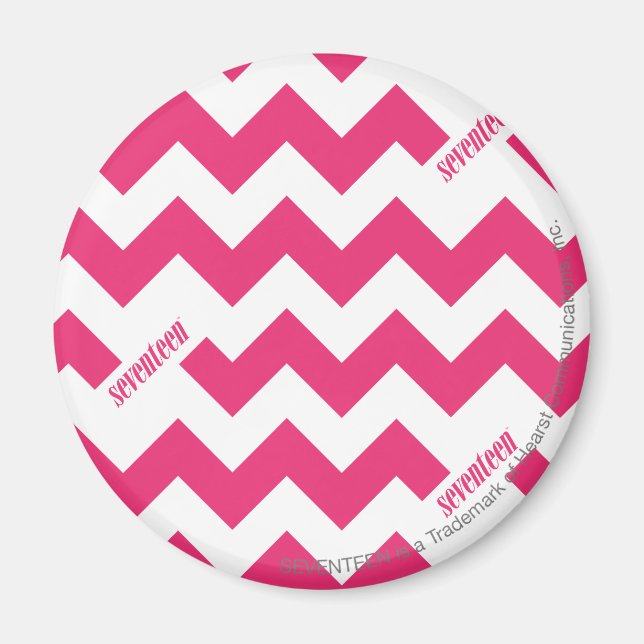 Sicksack Magenta Magnet (Framsidan)