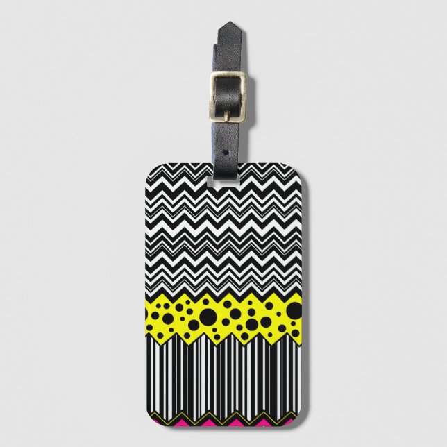 Sicksackar Bagagebricka (Framsida vertikal)